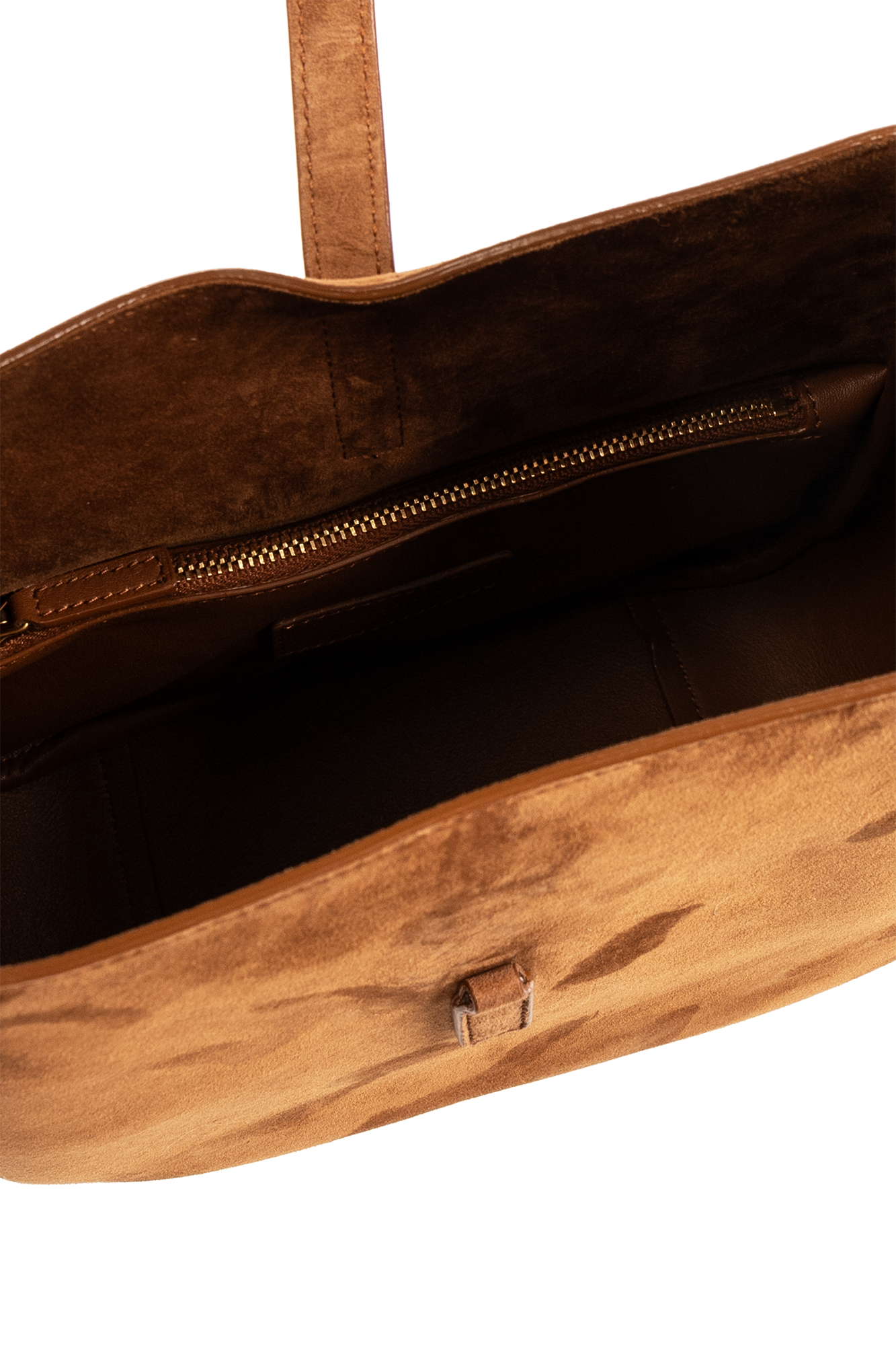 【関税&送料込】Saint Laurent Brown Suede Le 5 A 7 Shoulder Le 5 à 7 Small suede shoulder bag in brown - Saint Laurent